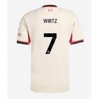 Stroje piłkarskie Liverpool Florian Wirtz #7 Koszulka Wyjazdowej 2025-26 Krótki Rękaw